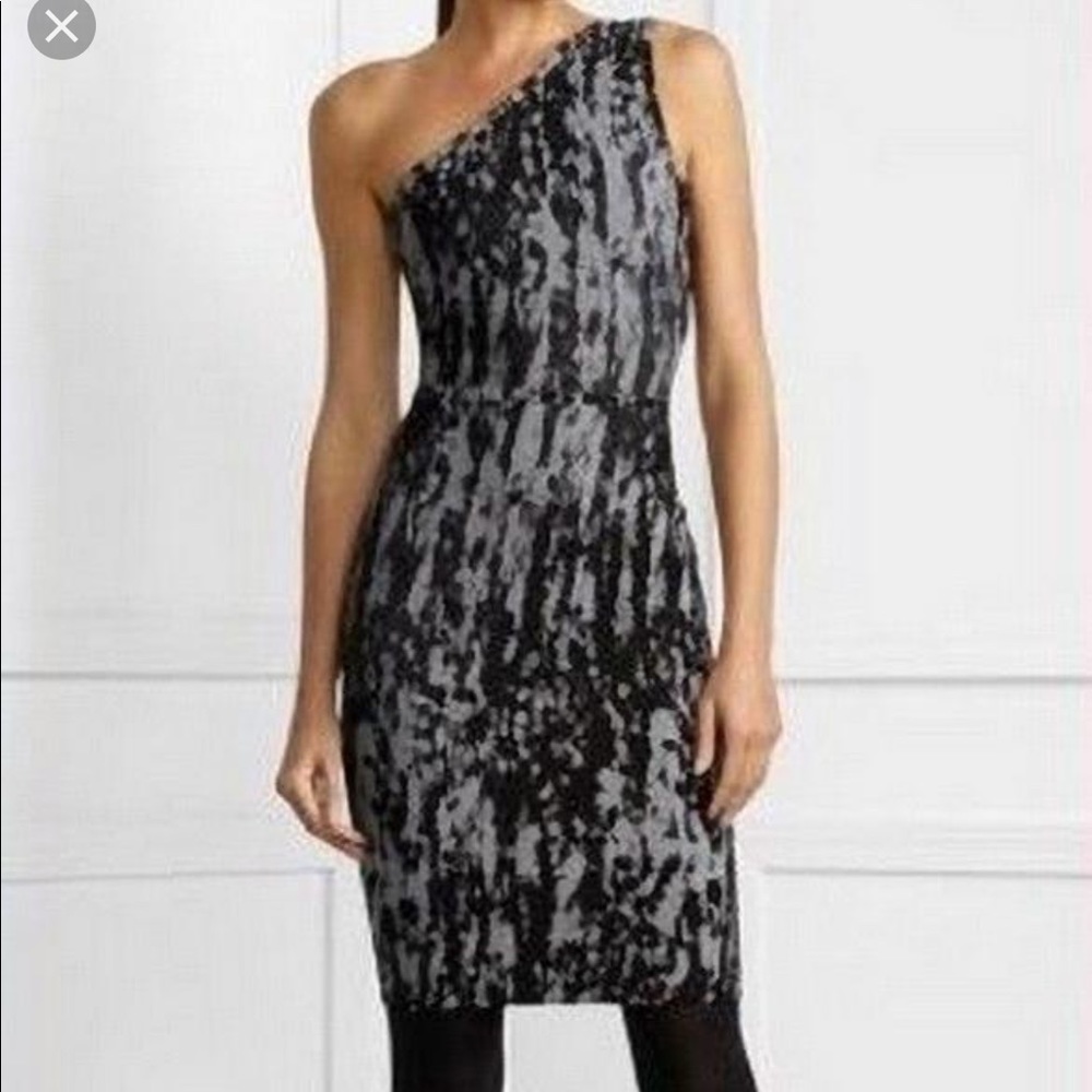 BCBG One Shoulder cocktail dress